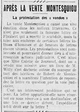 V il y a cent ans la vente de la succession Montsquiou fait scandale, certaines lettres intimes de personnalités des cercles littéraires ont été mises aux enchères