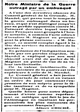 il y a centy ans Notre ministre de la guerre outragé par un embusqué, effectivement traiter Maginot de mutilé complet égaré, mais ceci concerne sa valeur intellectuelle , prémonitoire ?