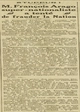 V il y a cent ans stupeur : François Arago chef des aragouins a-t-il oui ou non fraudé le fisc ?