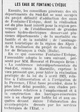 V il y a cent ans Les Eaux de Fontaine-l'Évêque, on presse l'État pour la construction des barrages.