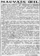 il y a cent ans quand on établira le bilan de malfaisance de cet homme, on reculera d'épouvante... une diatribe qui vise Poincaré et que l'on pourrait appliquer  aujourd'hui à bon nombre de personnalités politiques