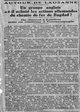 il y a cent ans : Le Matin Bagdad-Bahn : un groupe anglais a-t-il racheté les actions allemandes du chemin de fer de Bagdad ?