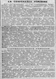 V il y a cent ans au congrès de Hambourg, la conférence féminine expose la position des femmes dans divers pays. La France vit sur la réputation du Siècle des Lumières, mais c'est un pays aux mentalités arriérées.