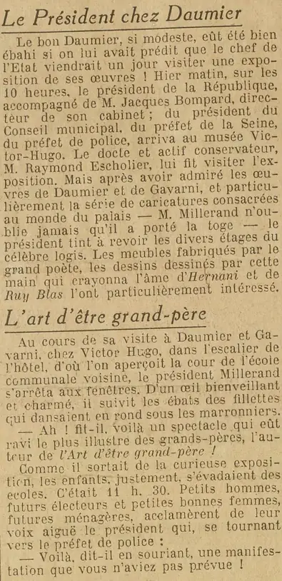 le Président chez Daumier