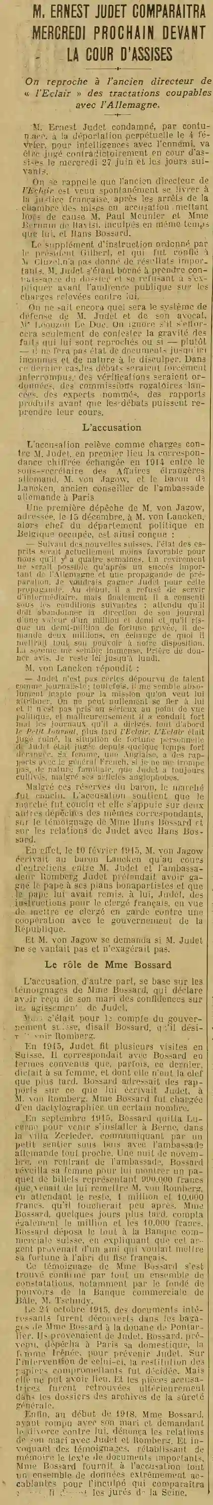 Excelsior 03 affaire Judet