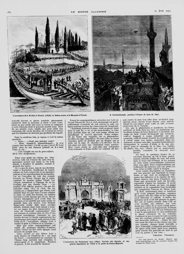 Pierre Loti correspondent from Le Monde illustré (