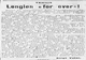 Suzanne Lenglen remporte pour la cinquième fois consécutive le tournoi de Wimbledon