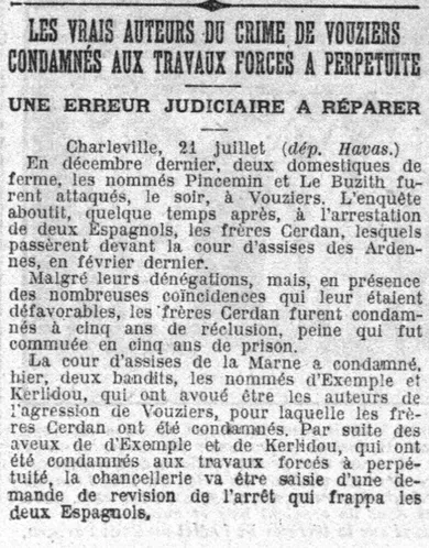 judicial error to repair