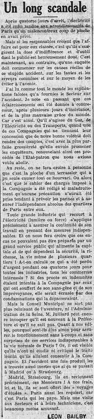 la panne délectricité 1