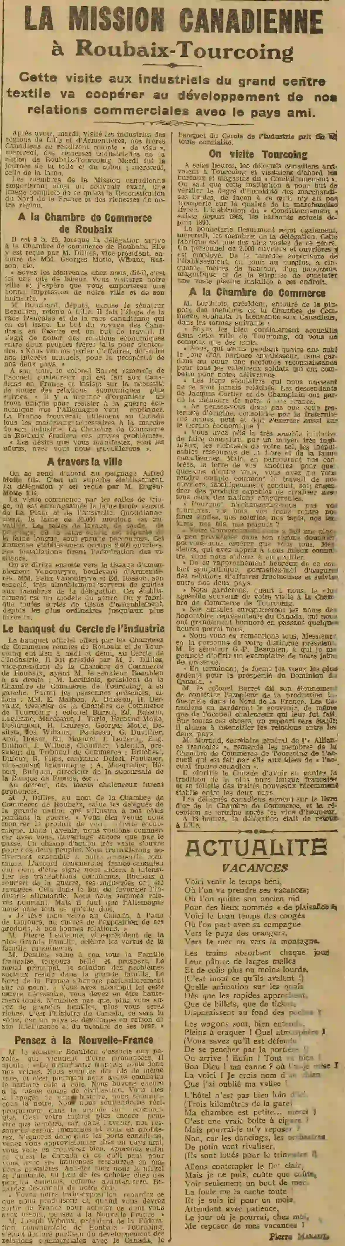 AzA Le Grand écho du Nord 01 expo canadienne 1