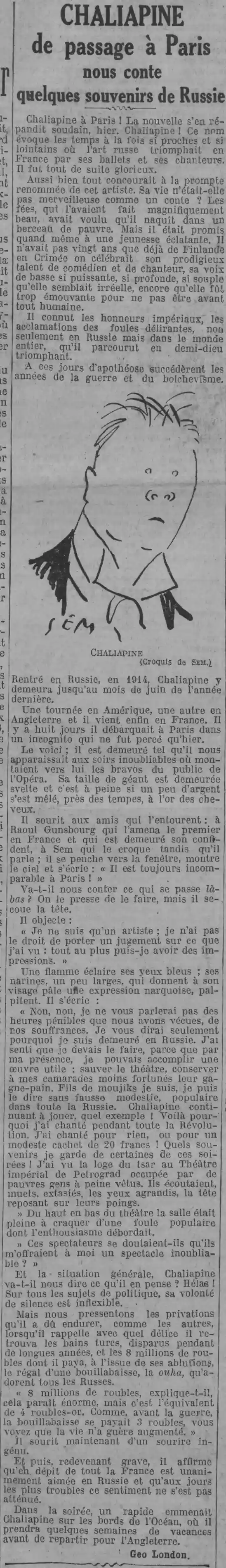 AzA Le Journal 01 Chaliapine 1