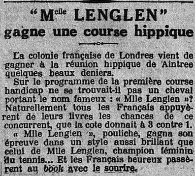lenglen pouliche