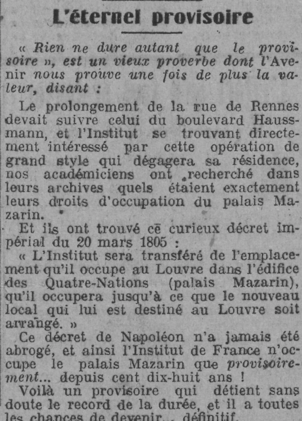 A LHomme libre article 01 léternel provisoire 2
