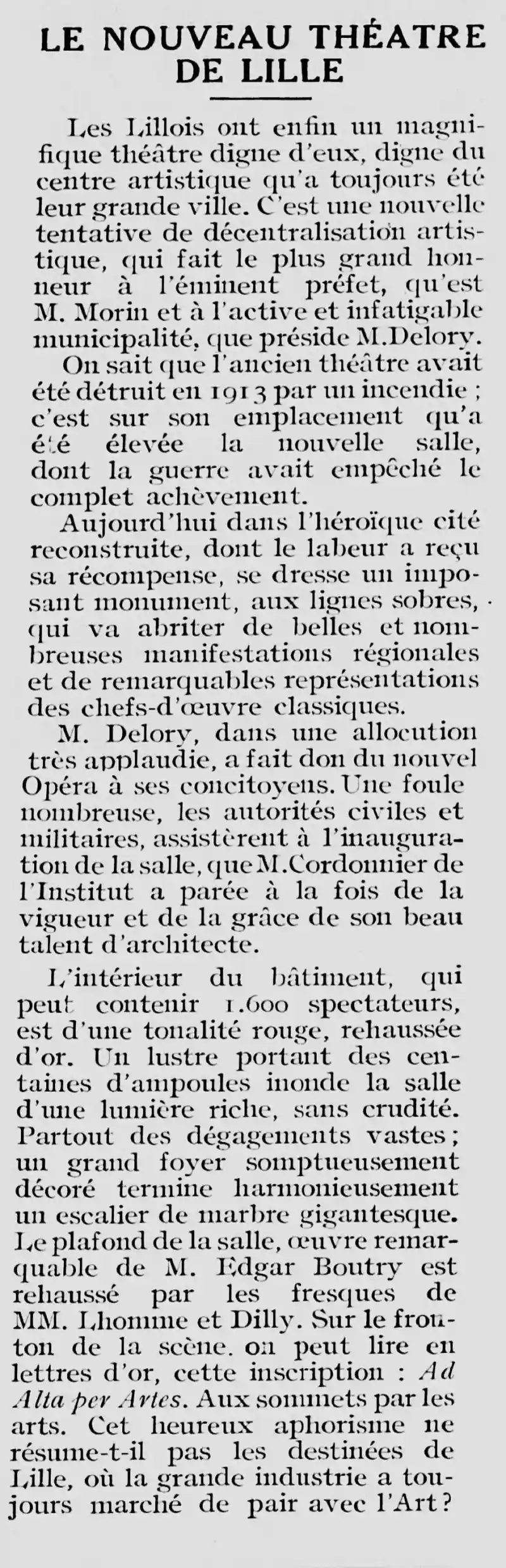 1 théâtre de Lille 14.