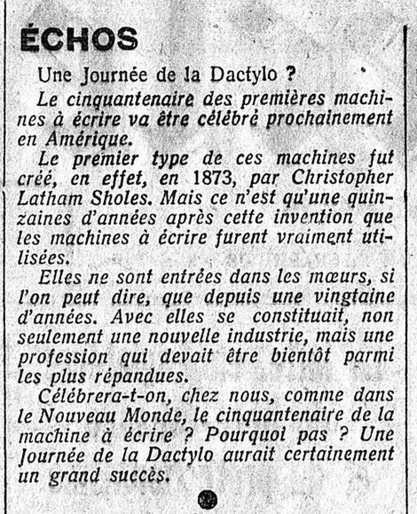 A A Le Siècle article 02 50 ans de machine à écrire 2