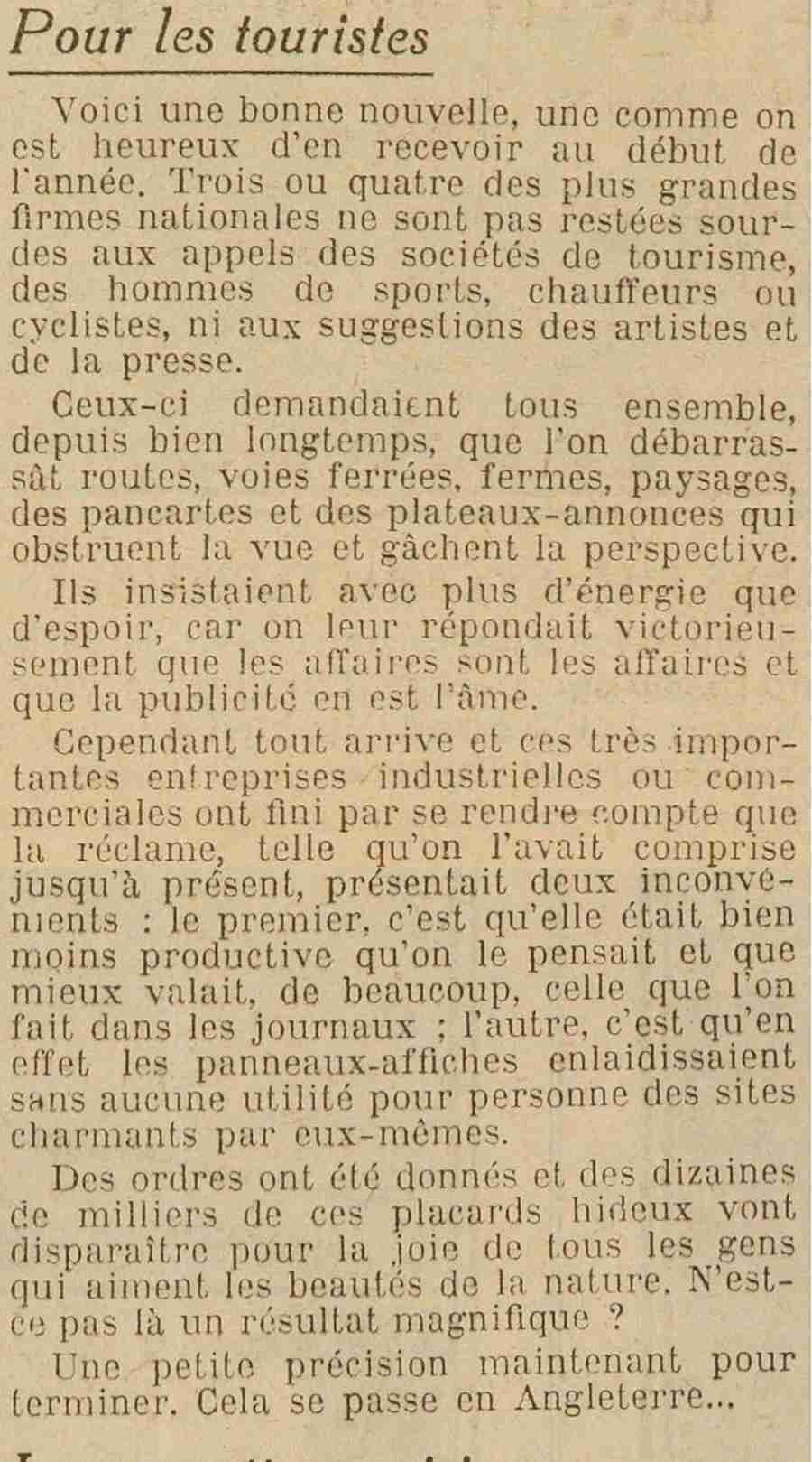 panneaux publicitaires indésirables - unwanted billboards