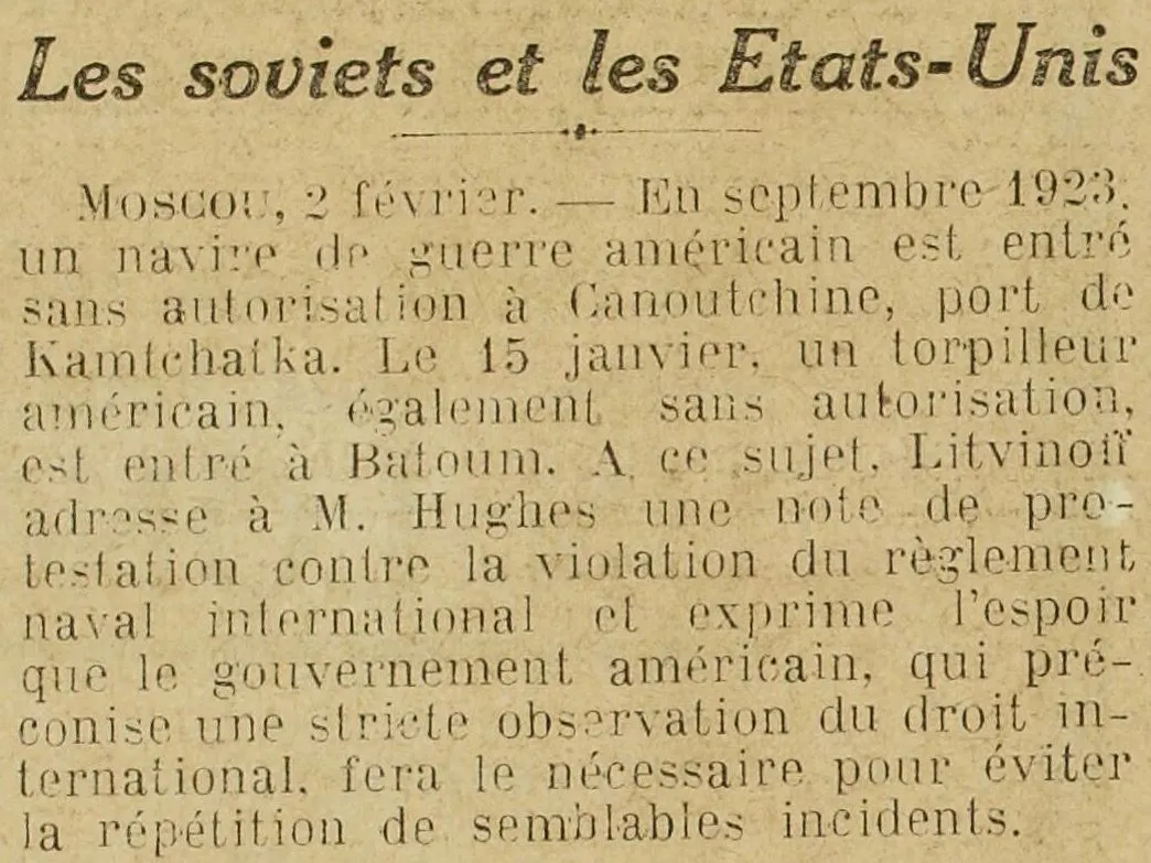 rapports USA Soviets et droit international