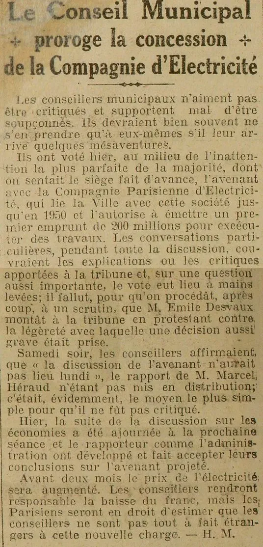 contrat compagnie délectricité