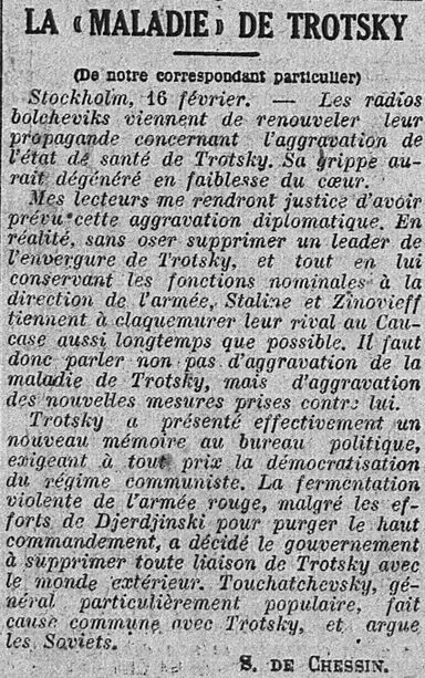 Trotsky's disease