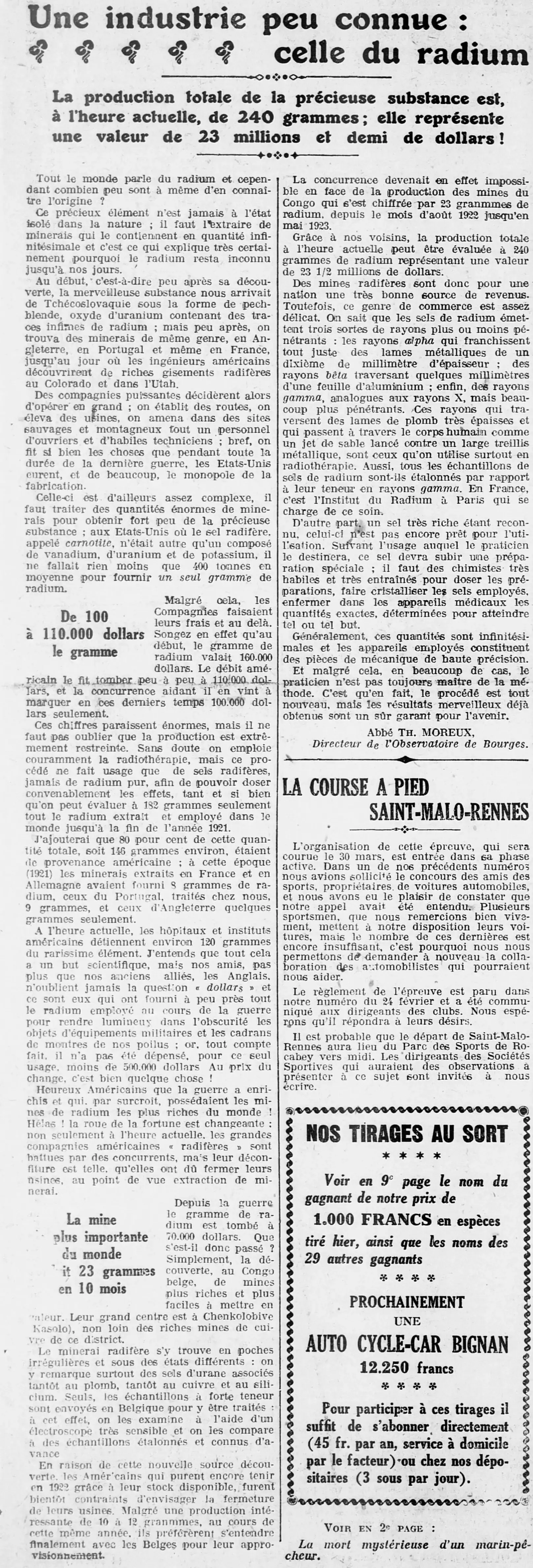 le radium