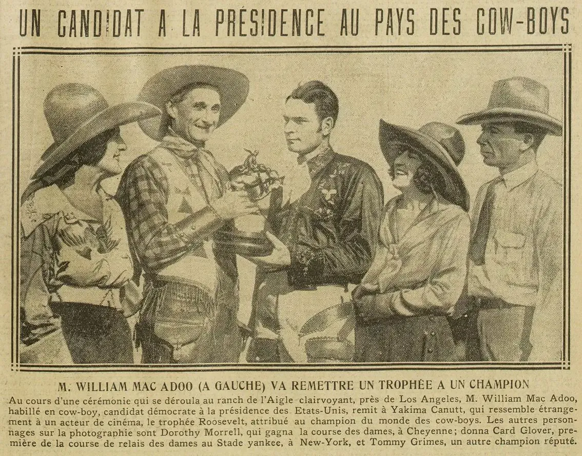 président cow boy