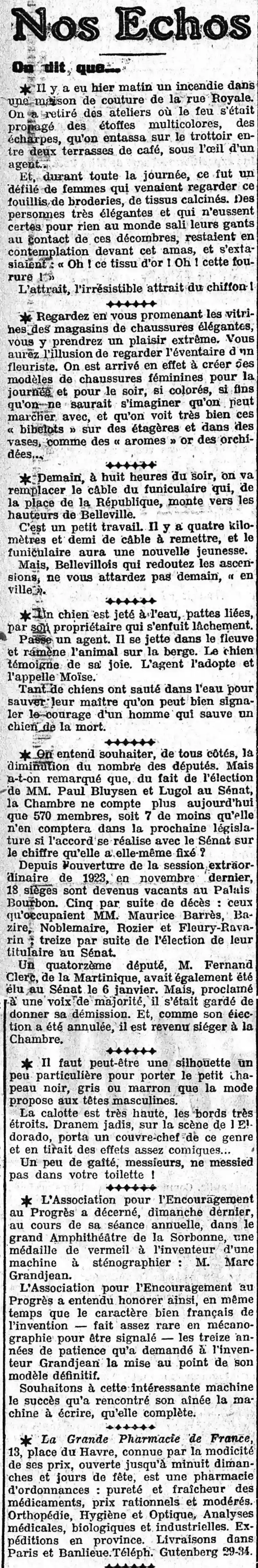 le funiculaire Place de la République