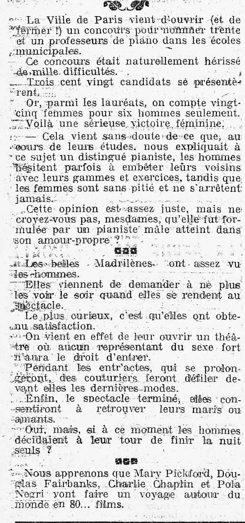 pianistes et madrilènes