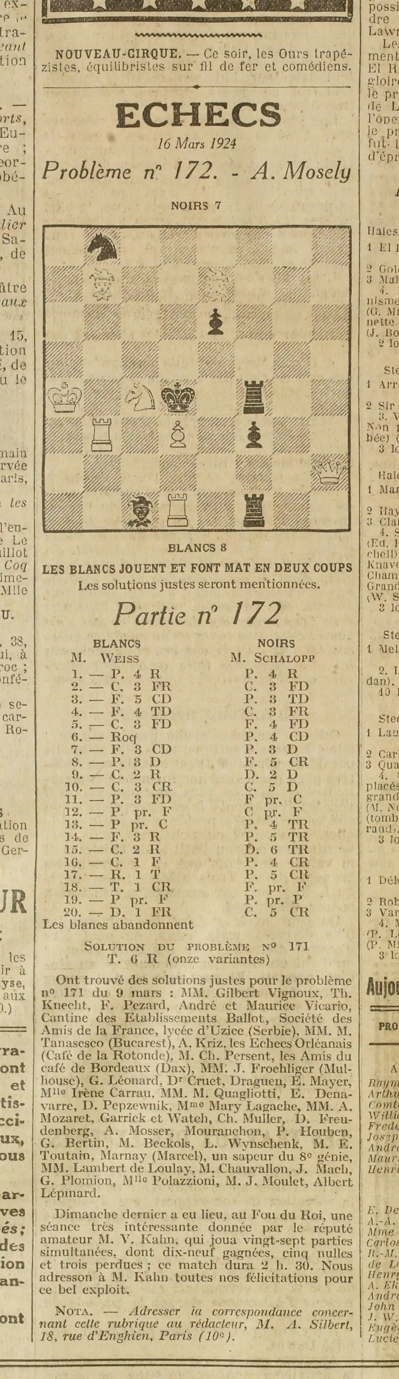 partie d'échec 172