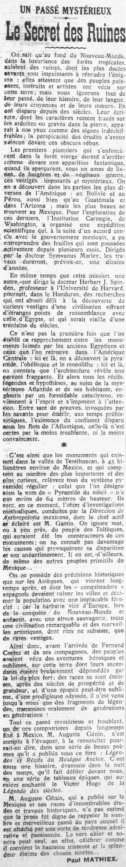 les ruines mesoaméricaines