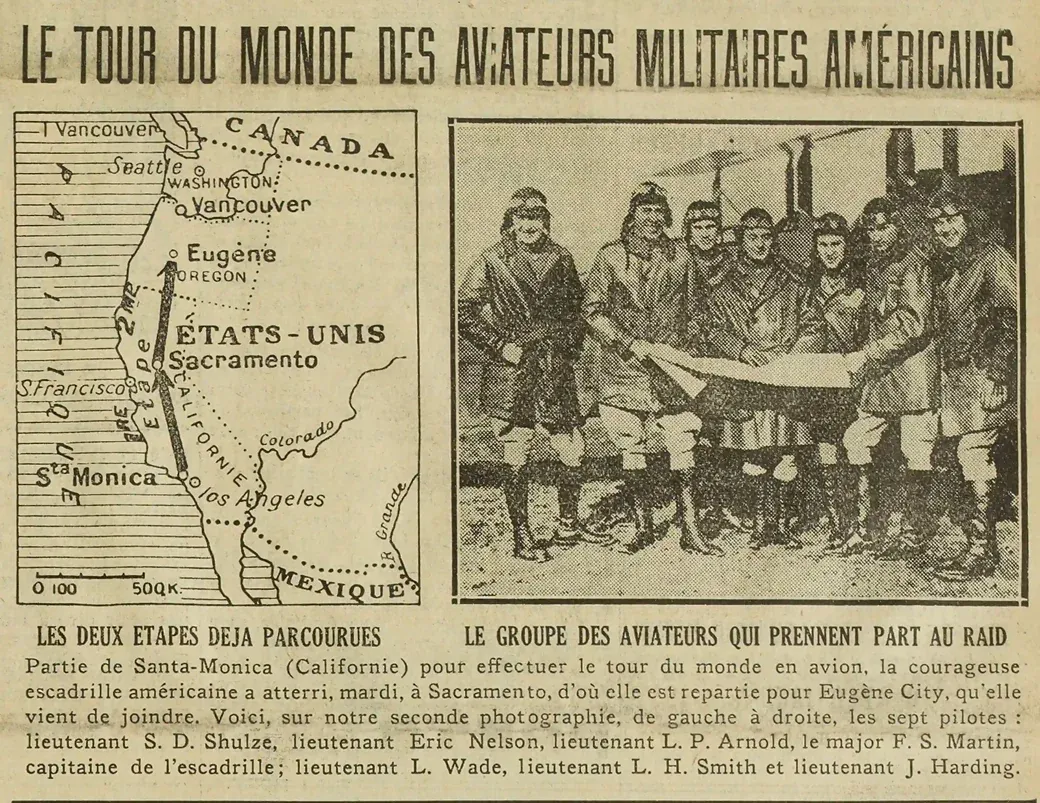 Le tour du monde des aviateurs militaires de USA