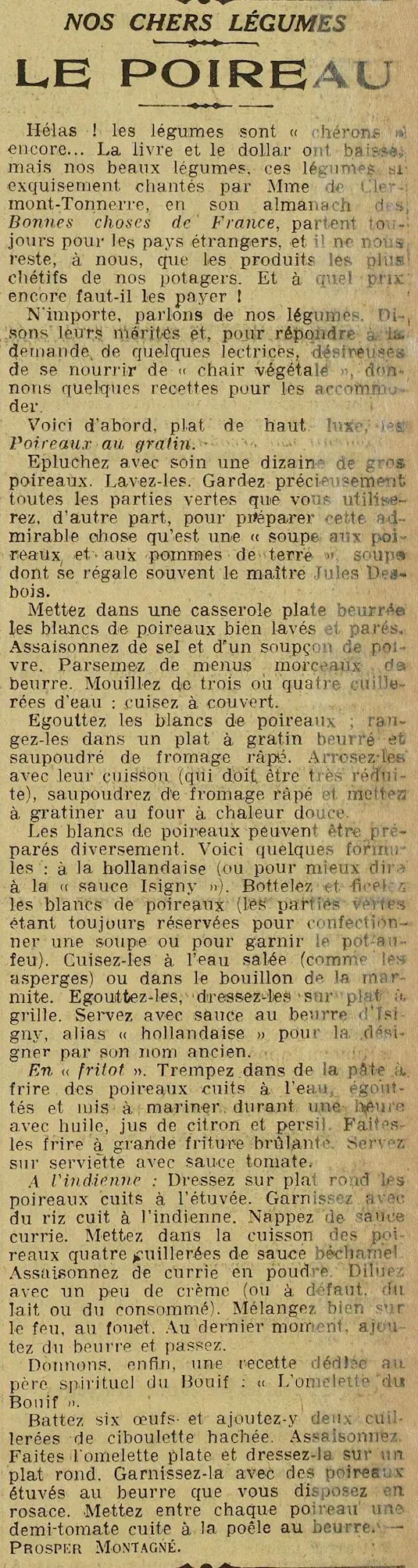 5 recettes de poireaux