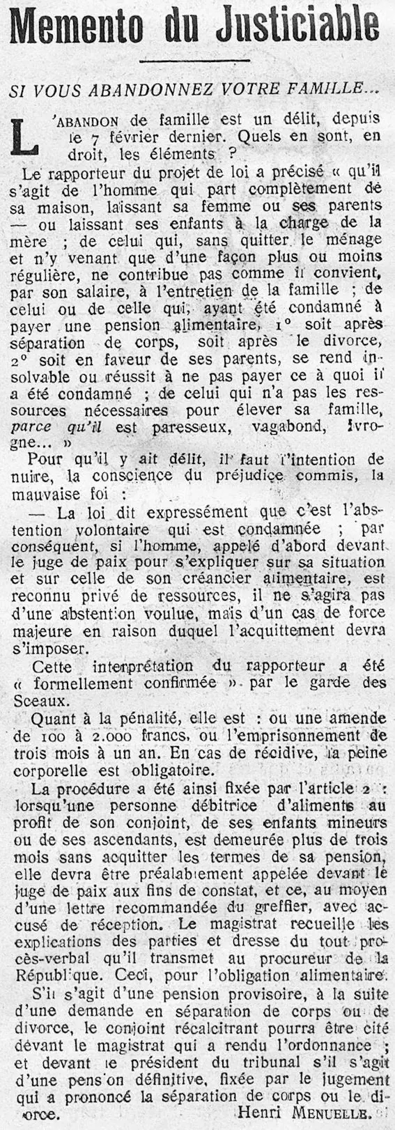 l'histoire à travers la législation