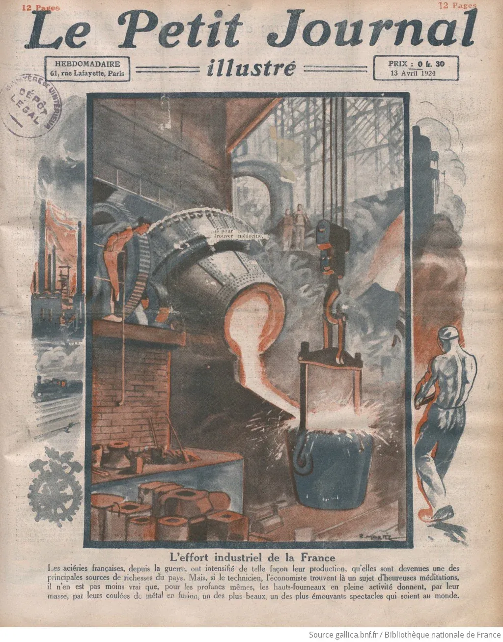 L'effort industriel de la France