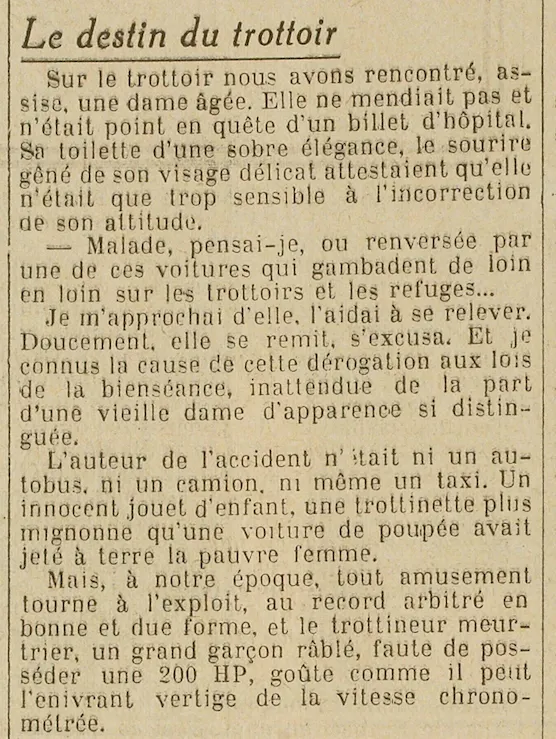 course de trotinette