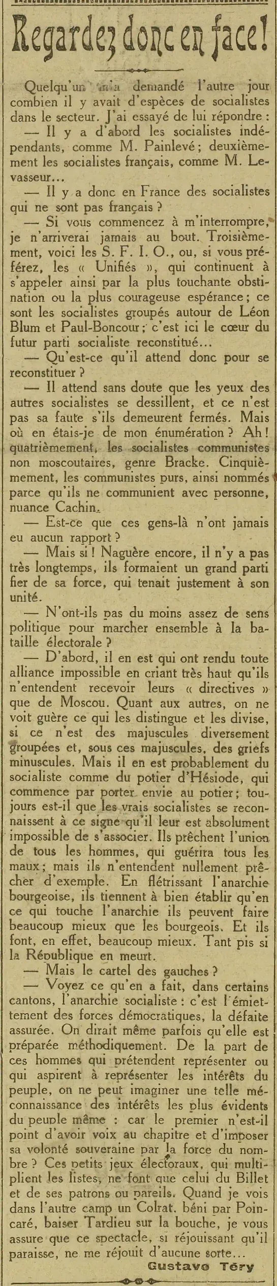 combien de  partis socialistes 1