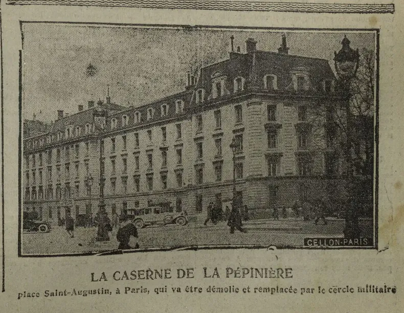  caserne de la Pépinière 