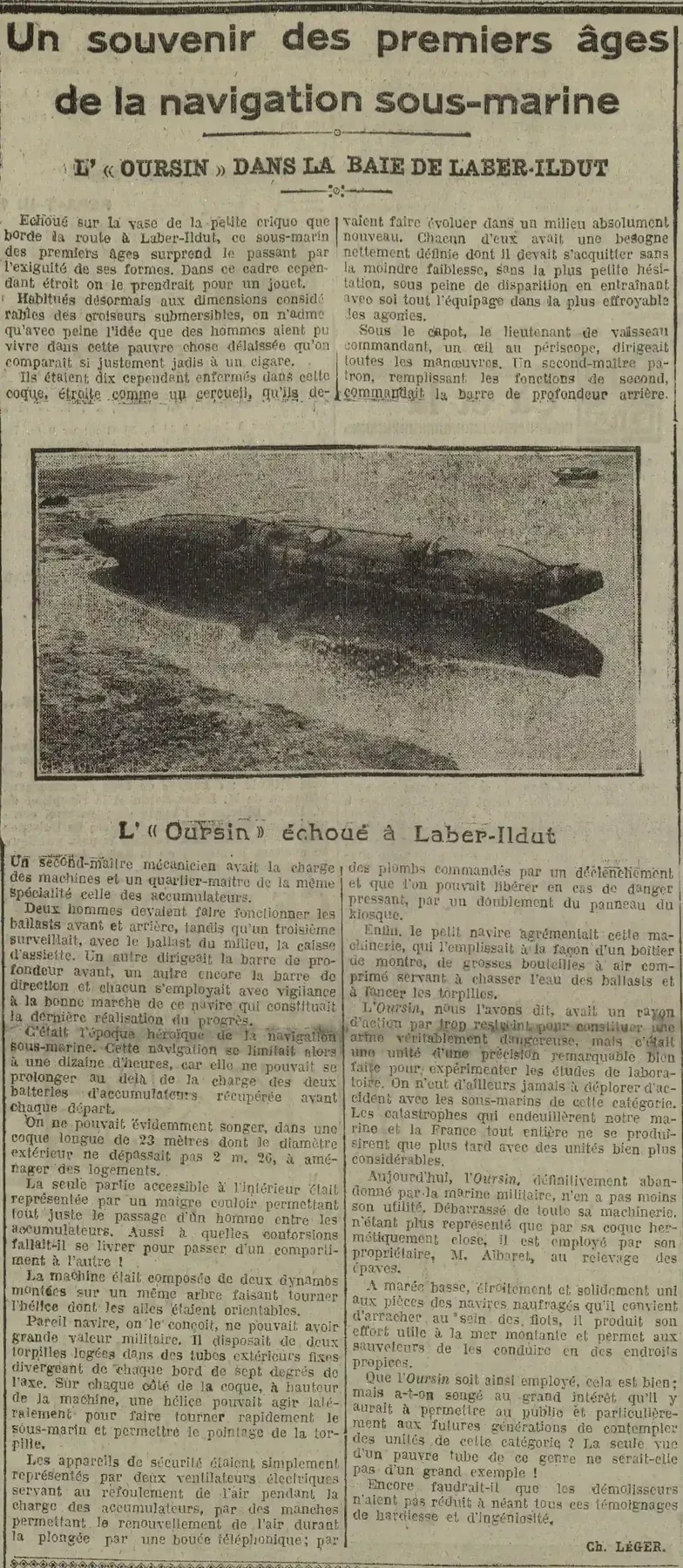 premiers âges de la navigation sous-marine