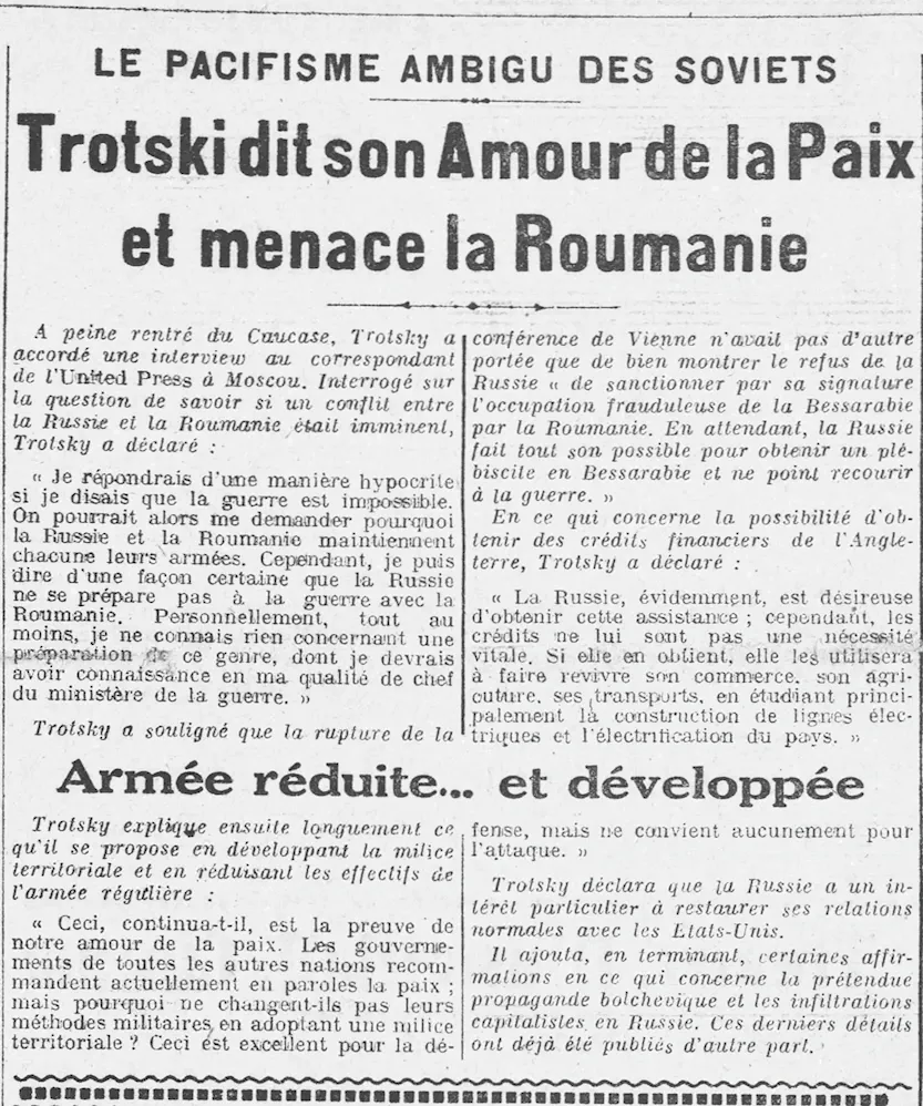 le pacifisme des soviets