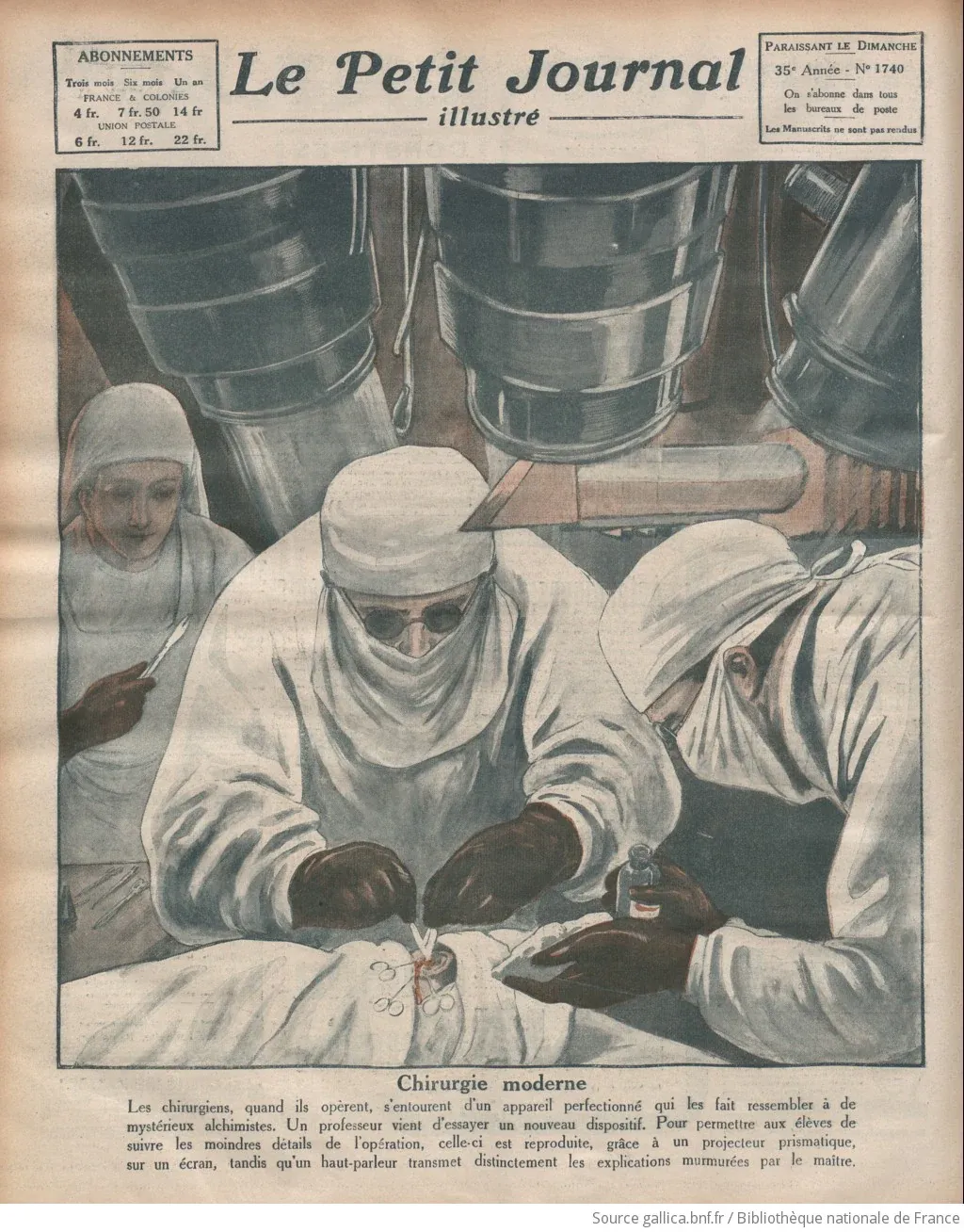 une illustration de la chirurgie moderne
