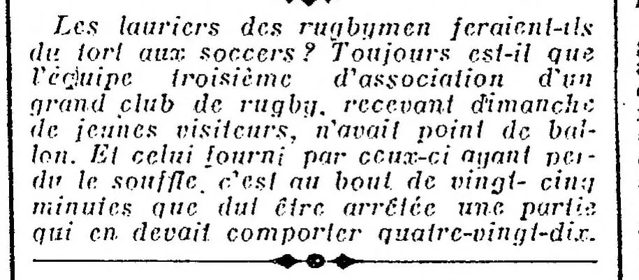 des "pieds nickelés" du rugby