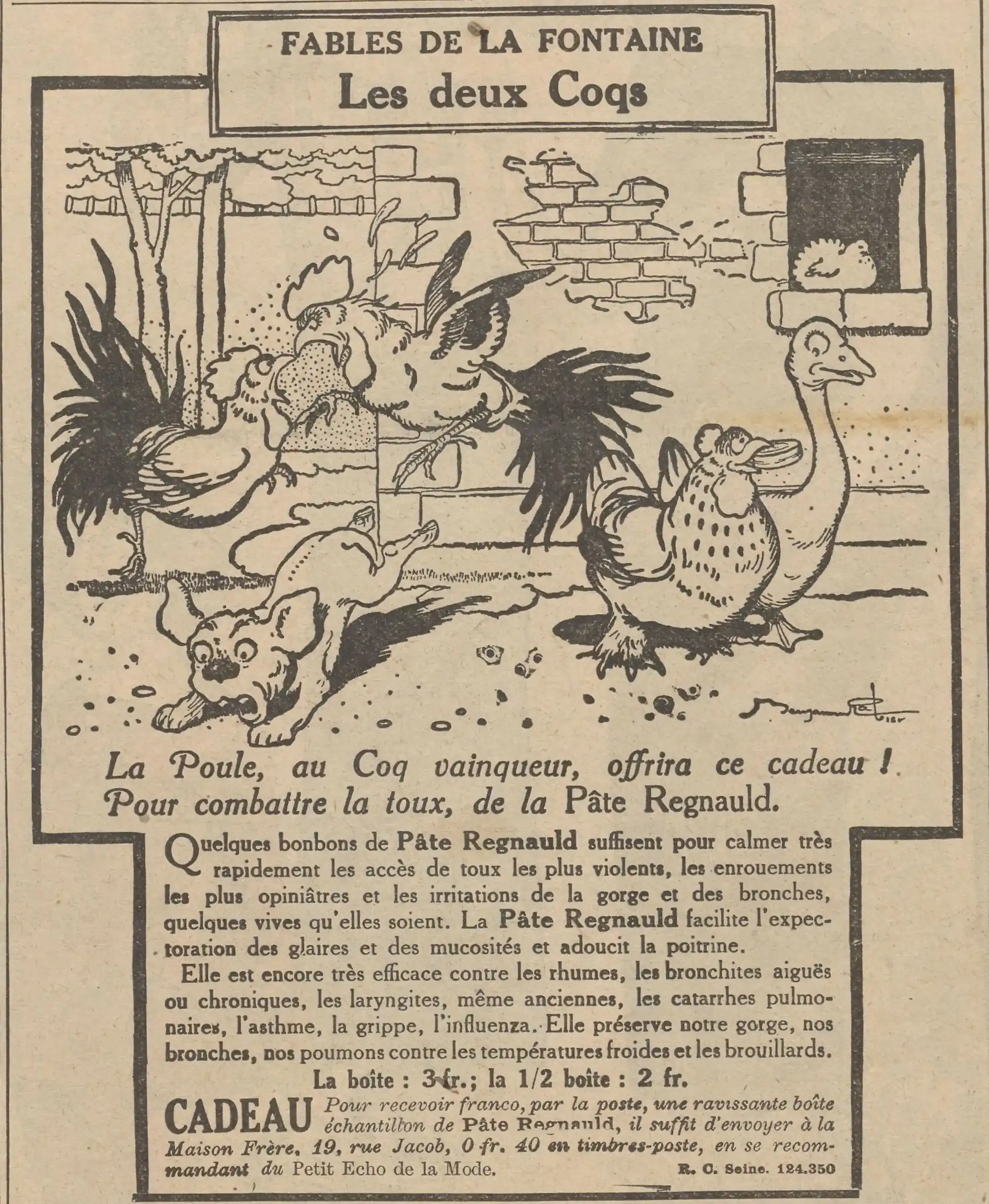 pub fable Jean de la Fontaine 