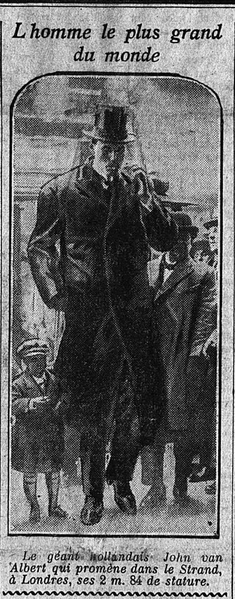 l'homme le "plus grand du monde",