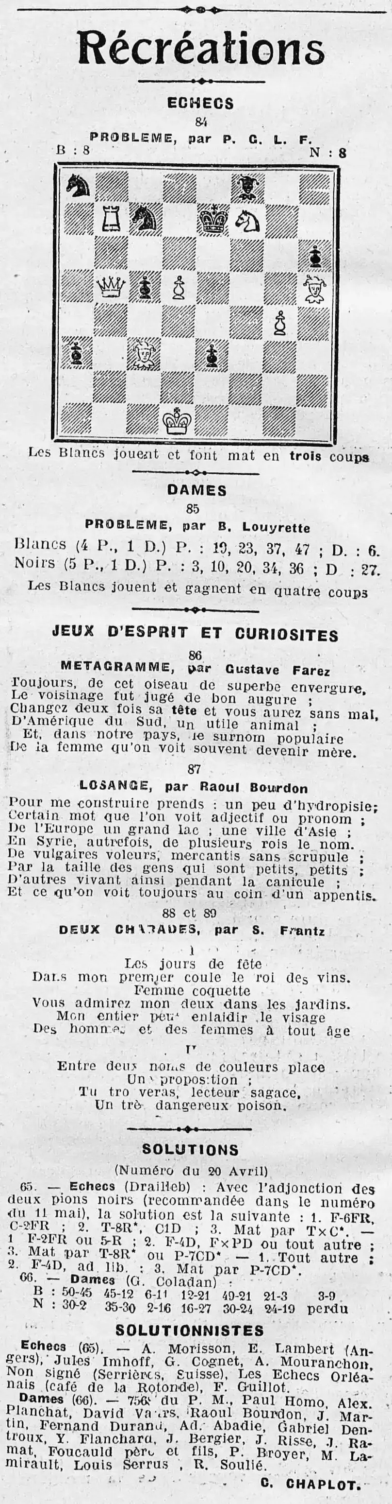  récréation hebdomadaire