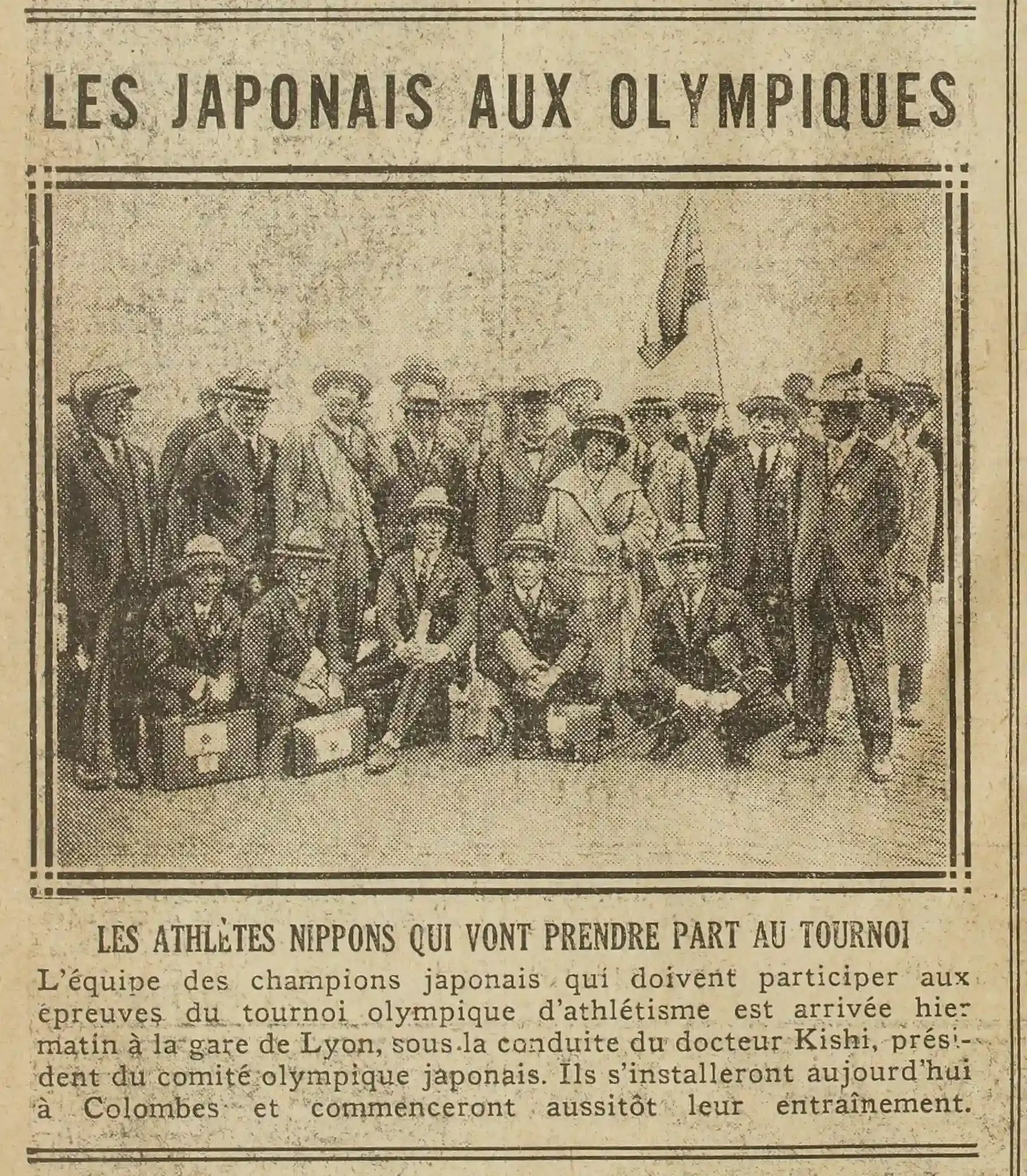 The Japanese at the Olympic Games