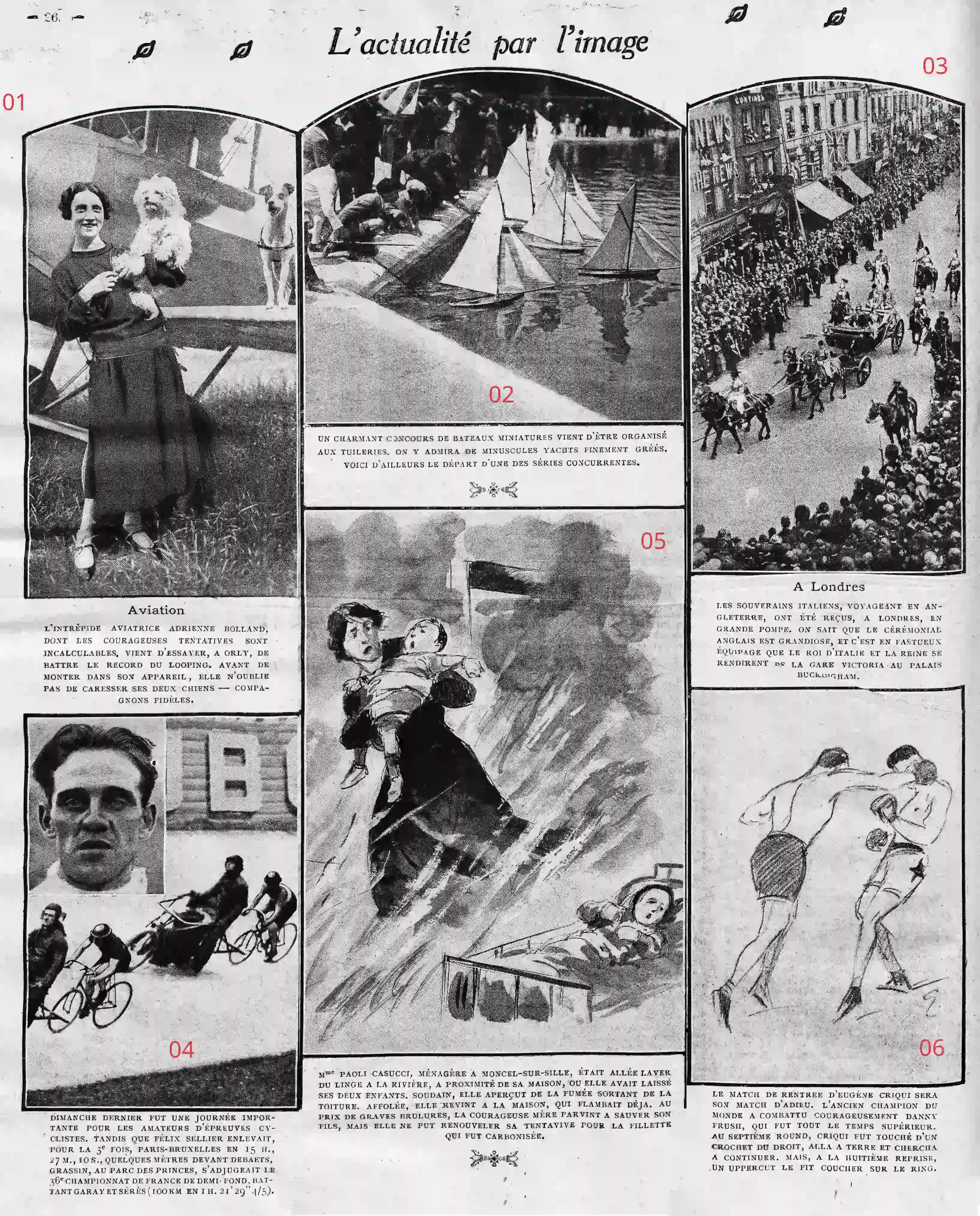 L'actualité par l'image Adrienne Bolland