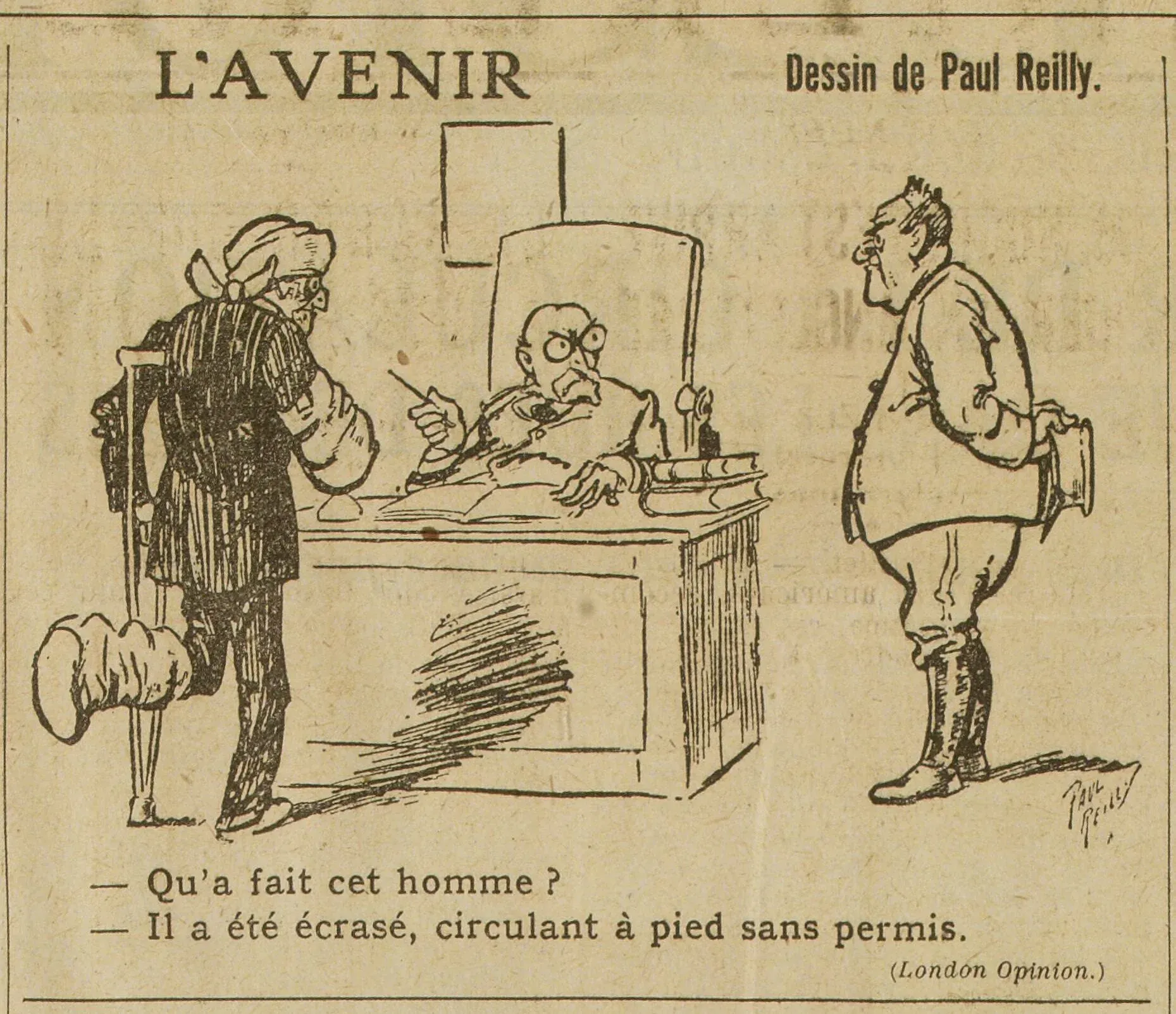 The Future, a humorous cartoon which does not bode well