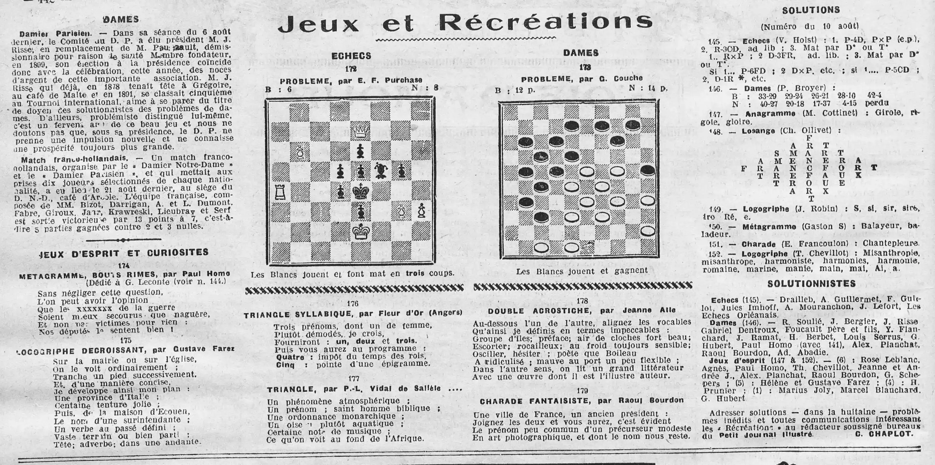 The weekly recreations of La Bignole