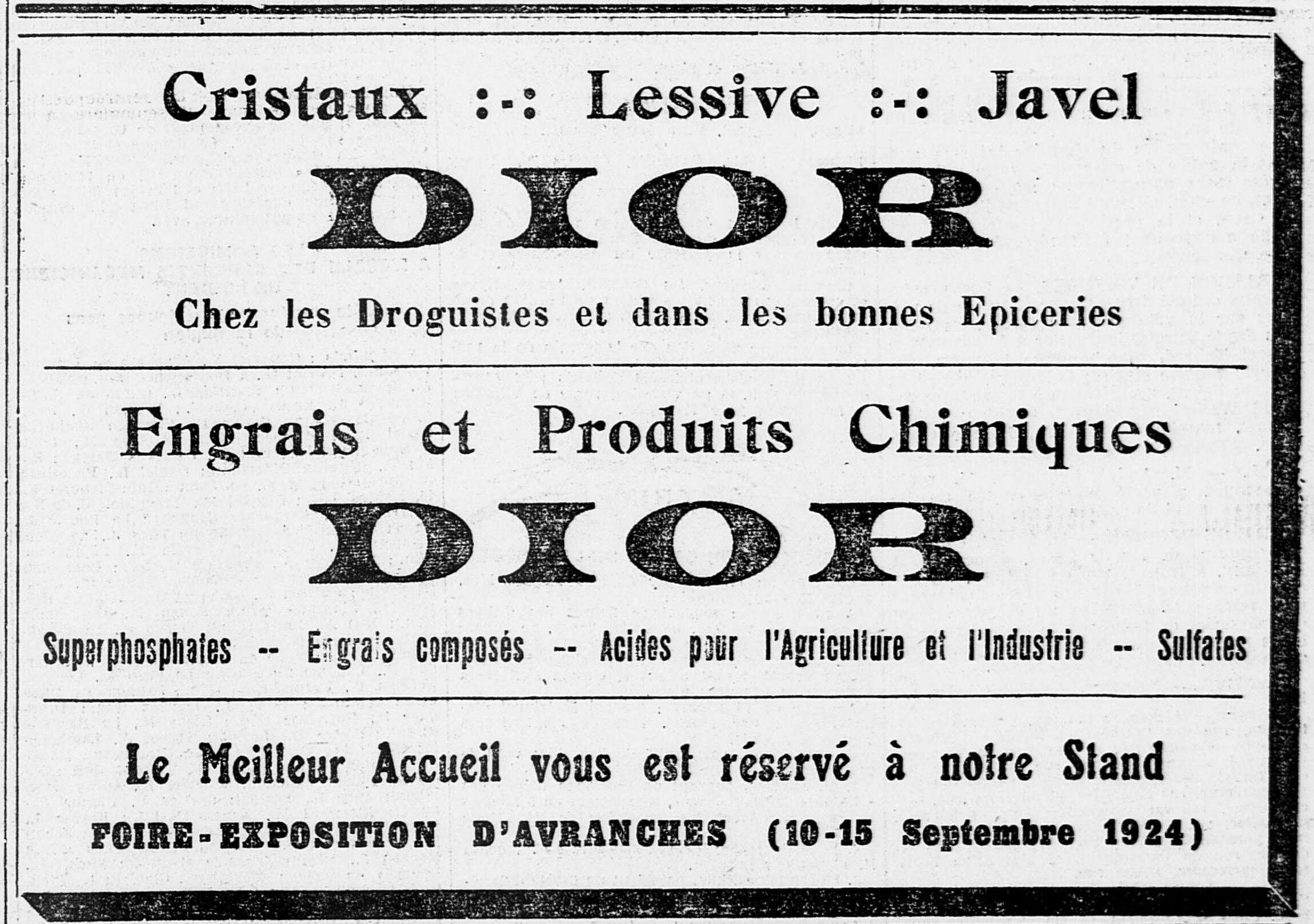 Une publicité pour Dior,