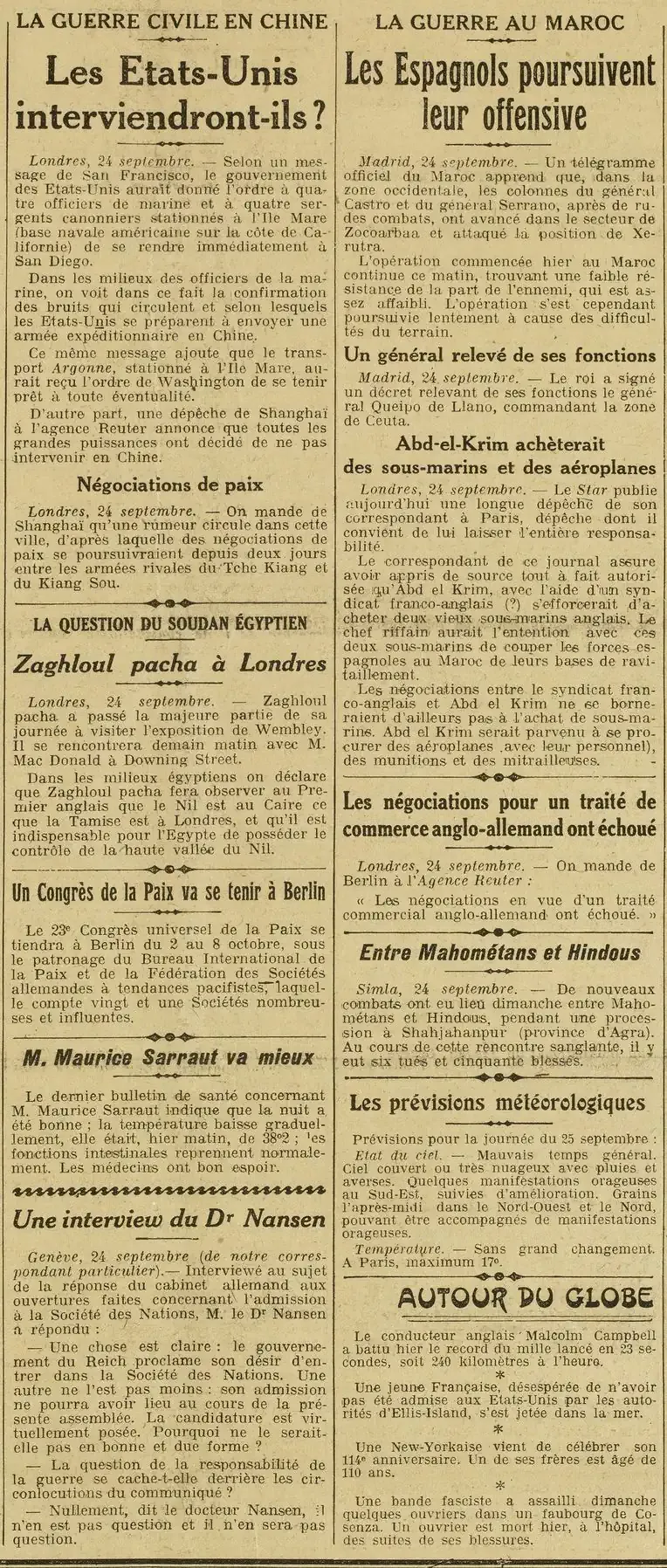 La guerre civile en Chine