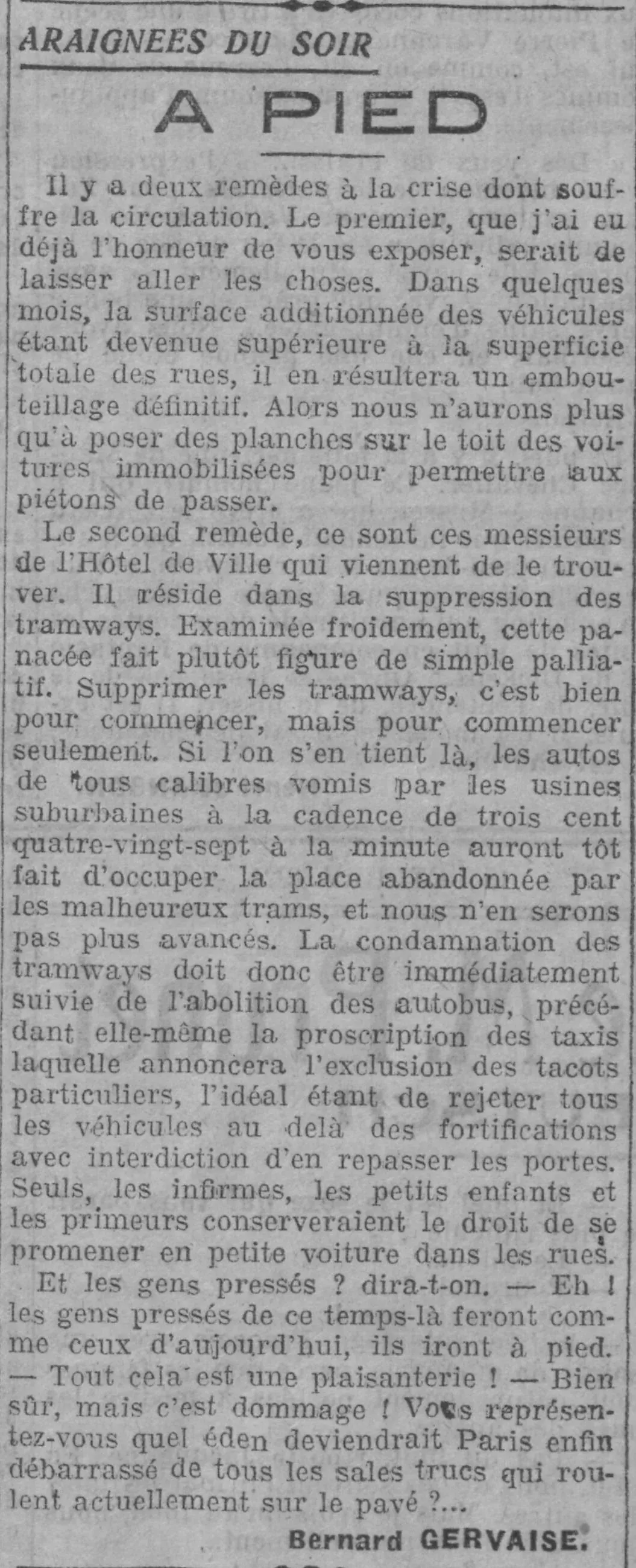 There are two remedies for the crisis